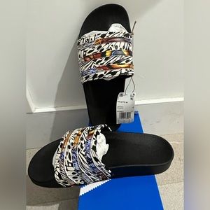 New Womens Adidas slides size 9